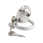 Men'S Chasity Device Stainless Steel Male Chastity Cage Lock For The Best Men Companion J2145 45Mm