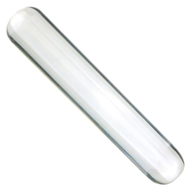 Transparent Double-Ended Glass Butt Plug for Men and Women, 5cm Long, Smooth Anal Sex Toy