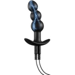 Electroshock Anal Plug Estim Prostate Massager G-Spot Training Silicone Anal Vaginal Plug Wearable Butt Plug With T-Base Sex Toys