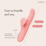 Thrust G-Spot Thrusting Vibrator | Clitoral Stimulation | G-Spot Stimulation | Silicone | Waterproof | USB Rechargeable