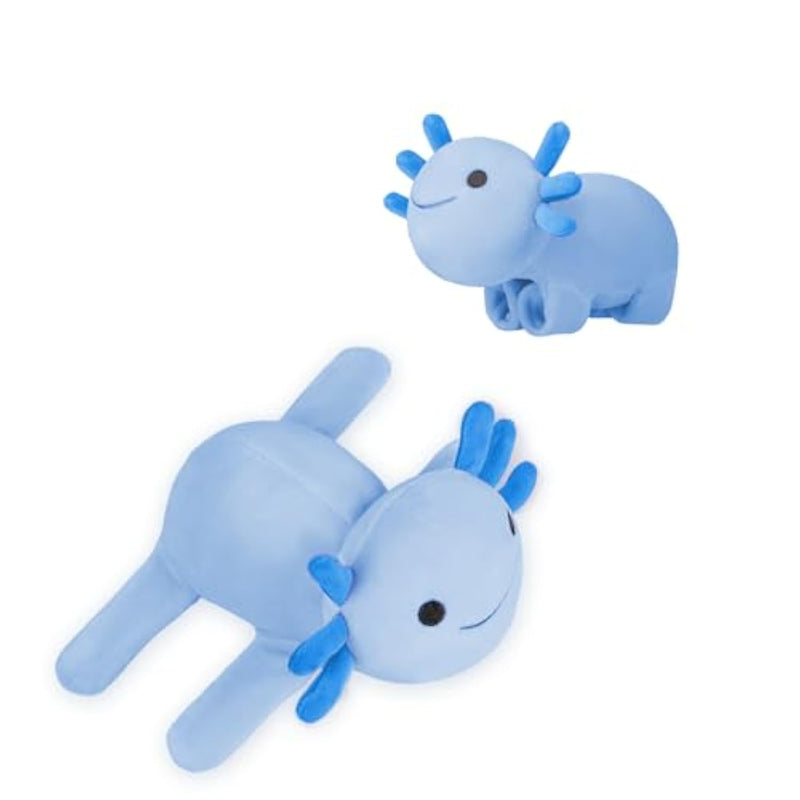 Huggers Axolotl,Cute Axolotl Slap Bracelets For Kids, Best Book Buddy For Children To Read,Fun Toys For Boys And Girls Birthday Gifts,Includes 50 Exquisite Stickers.(Blue)