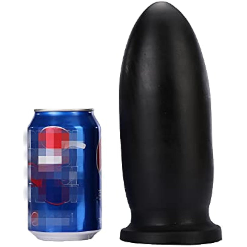 8.1" Huge Bomber Black Butt Plug Large Anal Plug Big Anal Toys Anal Trainer Butt Expander Toy Sex Toy