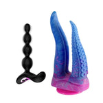 Vibrating Anal Beads + Realistic Double-Ended Dildo