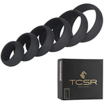 6 Different Size Cock Rings - Medical Grade Soft Silicone Penis Rings - Better Sex