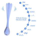 Smooth Silicone Urethral Sounds Dilator Vibrator For Men – Rechargeable Male Penis Plug Enhancing Urethral Prostate Stimulation Massager Training Masturbator Sex Toy (Purple)