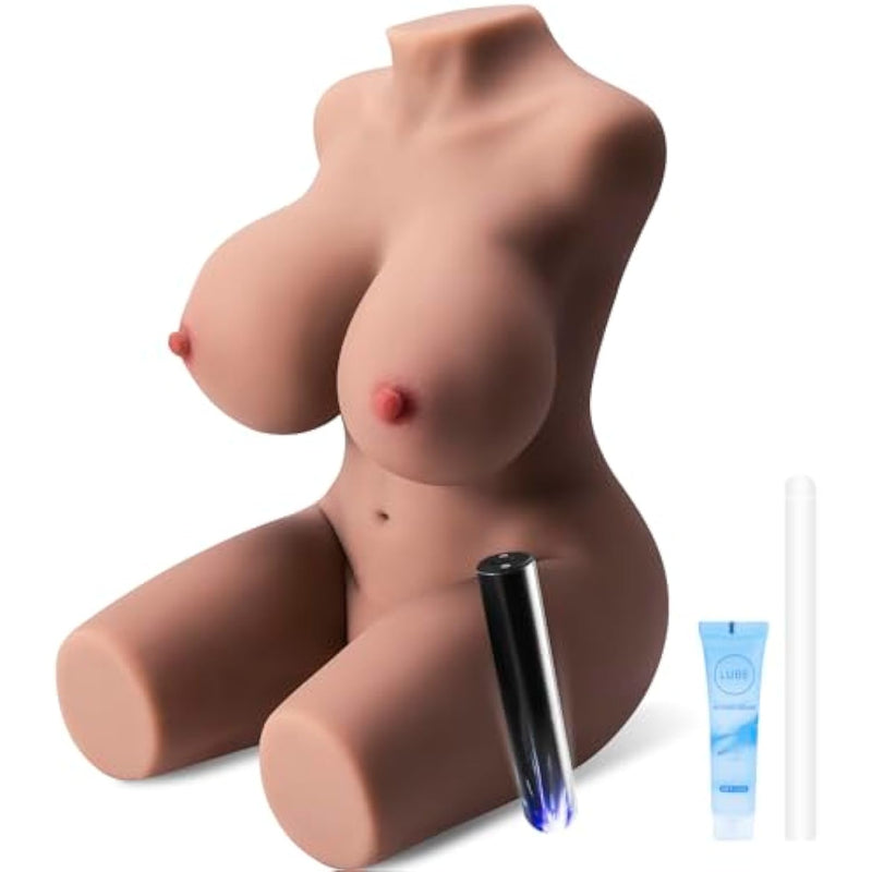 7Lb Realistic Sex Doll Mens Sex Toys Male Masturbator For Men Adult Toys With Large Breasts And 2 Channels, 3 In 1 Men Love Doll Full-Size Torso Masturbation Toys, Soft Body
