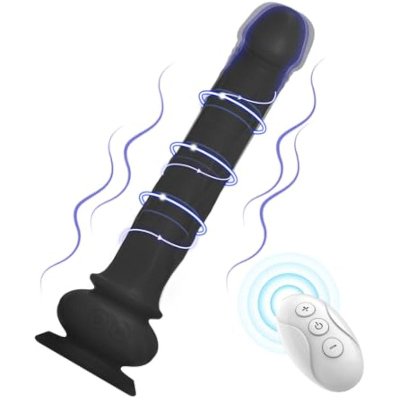 Anal Male Adult Sex Toys - Wriggling Rotating Vibrating Prostate Massager Anal Butt Plug Sex Toy For Men Women Couples, Porinda Remote Control Anal Dildo Vibrator With Suction Cup, 7 Modes Anal Beads