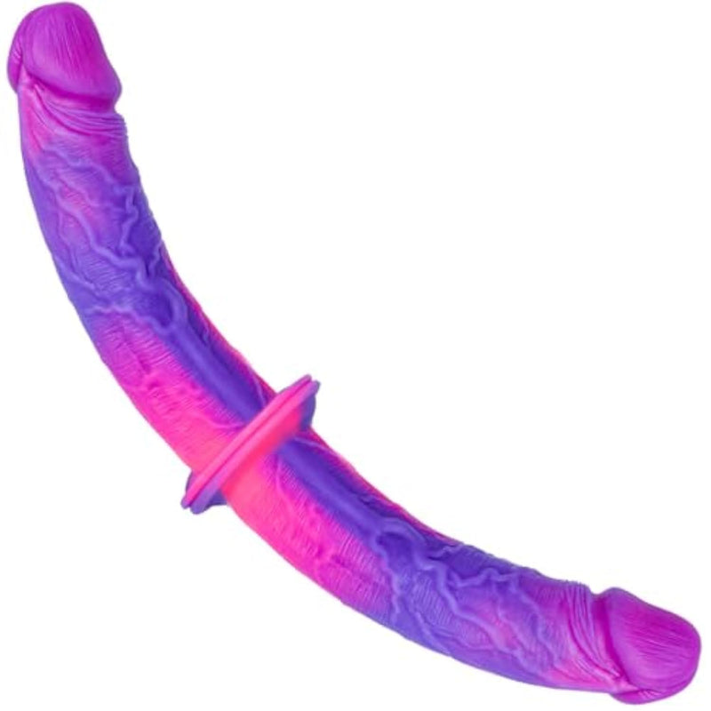 14" * 1.3" Silicone Double Head Fantasy Small Dildo With Suction Cup, 2 Pcs 7" Realistic Double Sided Ended Dildo Colorful Beginner Cute Penis, G-Spot Anal Vaginal Stimulation Sex Toys For Men Women