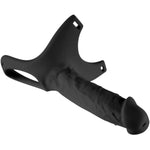 Hollow Strap-On System - Harness With Elastic Waist Band And Silicone Hollow Dildo, Realistic Penis Sleeve Cock Extender Lifelike Penis Extension Penis Enlarger, Adult Sex Toys For Men Couple