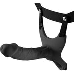 Hollow Strap-On System - Harness With Elastic Waist Band And Silicone Hollow Dildo, Realistic Penis Sleeve Cock Extender Lifelike Penis Extension Penis Enlarger, Adult Sex Toys For Men Couple