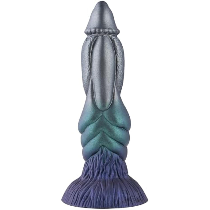 9.5" Fantasy Dildo For Beginner, Silicone Knot Dildo With Suction Cup, Soft Dildo For G-Spot, Anal Toys For Women Men Couples With Hand Free Toy