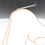 Anal Hook, Solid Single Ball Rope Hook With 2 Replaceable Balls And Ring, Bondage Fetish Sex Toy For Unisex Adult (0.77 Pounds)