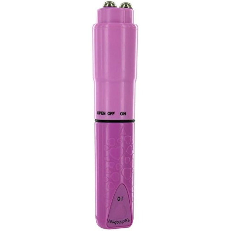 Pink Erotic Rocket 10 Function Pleasure Vibrator - Plastic - Waterproof & Beginners Friendly