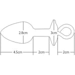 Hollowed-Out Sex Toys Flower Bell Anal Plug Erotic Products Delicate Bow Metal Anal Plug(Gold)