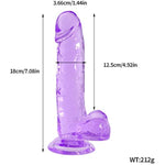 Harness Seatbelt Adjustable Adult Erotica With 3 Different O-Ring Sizes + 7" Realistic Jelly Dildo For Beginners For Vaginal G-Spot And Anal Play