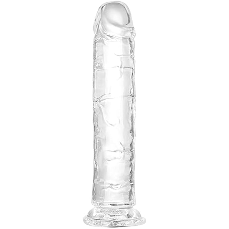 12 Inch Huge Thick Clear Dildo ?Lifelike Fake Penis G Spot Stimulator For Hand-Free Play Vagina G-Spot Anal Simulate?Big Adult Sex Toys For Women & Men (Tpe-12)