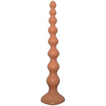 Long Anal Beads Anal Plug With 8 Anal Balls Ultra Soft Anal Chain Butt Plug With Strong Suction Cup Flexible Anal Sex Toys Anal Trainer For Men Women Couples Anal Toys (Skin Color, S)