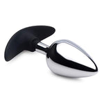 Master Series Dark Invader Metal & Silicone Anal Plug - Large, 1Count