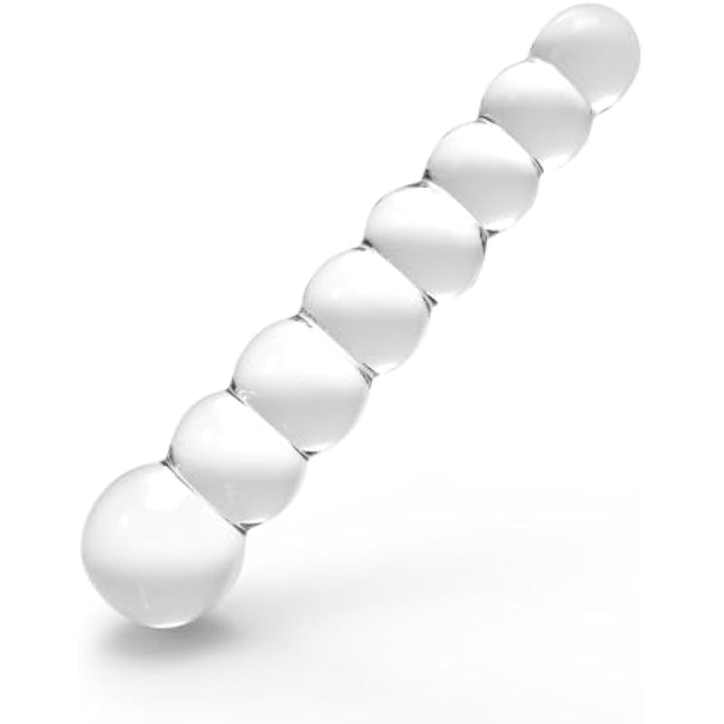 Glass Dildo,Anal Dildo Beads,Pleasure Wand Penis Anal Sex Toys For Couple Women,Butt Plug Anal Training Expander