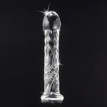 Glass Clear Dildo Adult Sex Toys For Couples, Realistic Dildos Glass Buttplug Anal Plug Male Sex Toy For Prostate Massager Dilators, Thin Fantasy Dildo Anal Sex Toys For Women Men