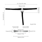 Wearable Penis Plug Sex Toys - Catheters & Sounds, Anti-Fallout Metal Penis Dilators Urethral Sounds Chastity Devices (Round)