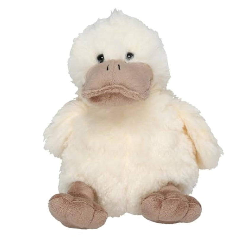 10" Sitting Creamy Duck Stuffed Animal Plush Toy