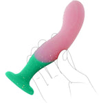 6.3 Inch Silicone Colorful Anal Plug, Fantasy Butt Plugs With Strong Suction Cup Hands-Free Play Small Anal Dildos, Anus G-Spot Sex Toys For Women Men Couples Beginners