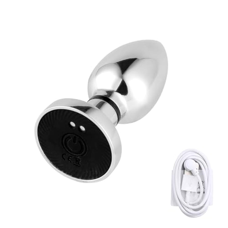 Vibrating Butt Plug Vibrating Anal Plug With 10 Vibration Modes Sex Toys For Men And Women Couples Dildo Prostate Massager Backdoor Vibrating Anal Beads Wearable Adult Sex Toys (S)
