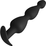 F-52 Cone Beads Anal Plug, Silicone Anal Beads Plug For Comfortable Long-Term Wear Prostate Massager Sex Toy With Narrow Flared Base & Long Neck For Men Women