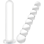 Glass Anal Bead + Anal Dildo