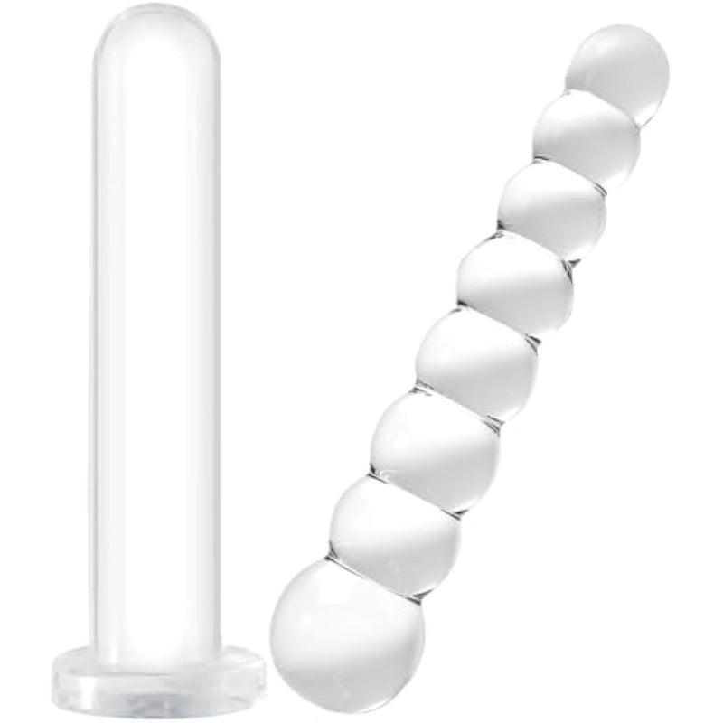 Glass Anal Bead + Anal Dildo