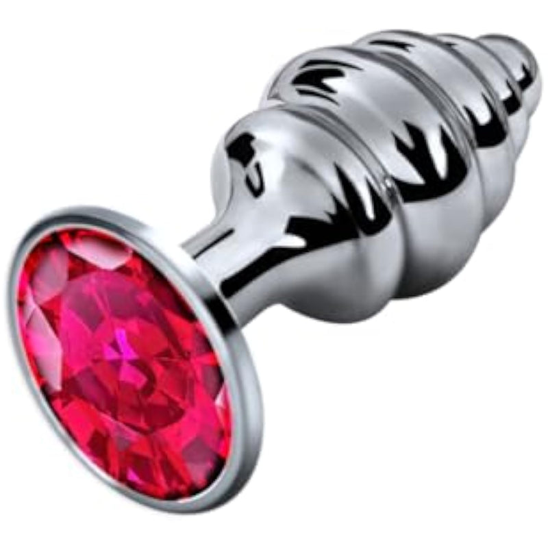 Metal Anal Plug,Buttplug, Anal Toys,Anal Sex Toys For Men And Women,Sex Toy For Vagina,Anal Training But Plug For Anal Trainer,Butt Plug For Couples (Medium), Red