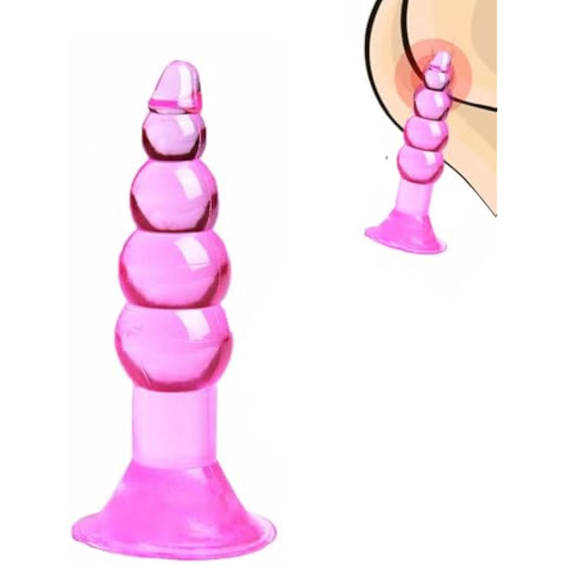 Anal Beads Rose Sex Toys For Couples, Mini Anal Plug Female Sex Toys For G Spot Stimulation,Small Anal Butt Plug Anal Training Set Sex Game For Prostate Massager, Anal Dildo Anal Sex Toys For Women