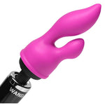 Euphoria G-Spot And Clit Stimulating Silicone Wand Massager Attachment, Pink (Ad444)