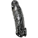 Reusable Sleeves Sk1 Girth For Men Extender Enlarger Extension Enhancer Ball Stretch Sleeve Girth Best Gift-(Black/Sk)