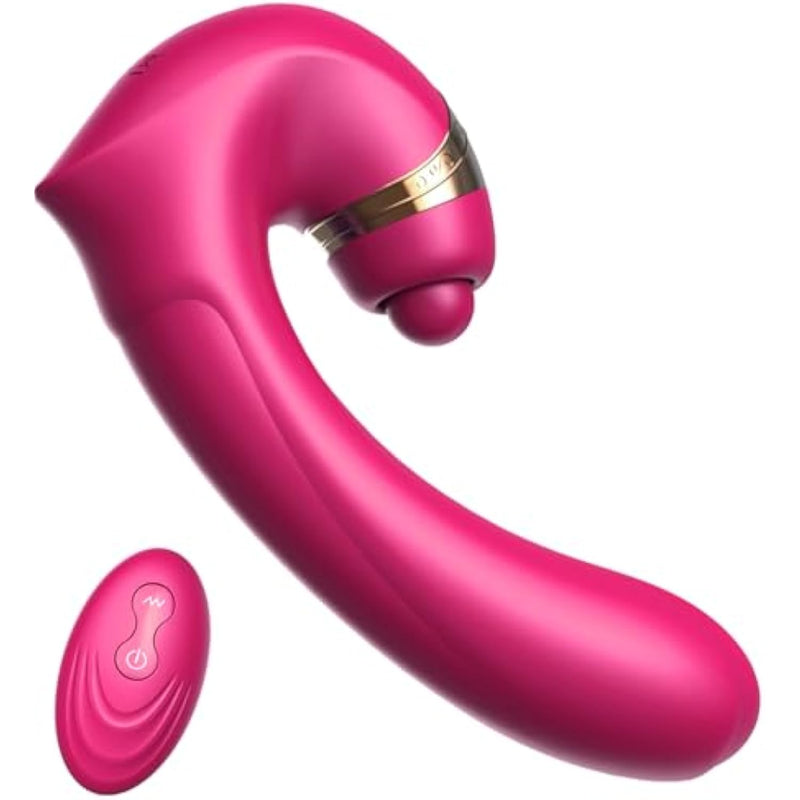 Vibrator Adult Sex Toys For Women - 4 In 1 Rotating Vibrator Dildo Slapping Clit Toy With 10 Vibrating Modes & 10 Rotating Modes, G Spot Clit Stimulator Pleasure Tools For Female Couples Games