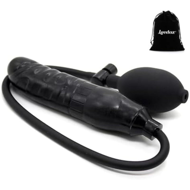 Expand Inflatable Dildo, Body-Safe Medical Grade Waterproof Butt Sex Toy, Anal Plug Sex Toy, Resizable Enema Toy With Balloon Pump & Anal Easy Trainer For Beginner Gays