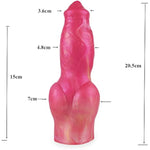 Silicone Made Reusable Penis Sleeve Big Knot Artificial Dog Dildo Sleeve Extender Enlarger Extension Multi Color Knotty