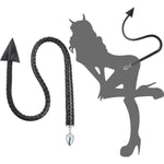 Plug With Devil'S Tail, 108 Cm Extra Long Tail With Metal Anal Plug, 2 In 1 Faux Leather Devil Sex Whip Tail Sex Toys, Fetish Cosplay Role Play Sm Sex Toy Butt Plug For Couples Women And Men Sex Life