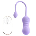 Twist Type Vibration Jump Egg - 3 Gears And 6 Rotating Vibration Modes, Usb Charging, Waterproof, Masturbation Toy (Purple)