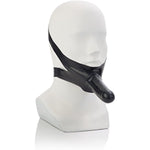 Original Accommodator Latex Dong – Hands Free Strap On Probe For Couples – Adult Dildo Sex Toys - Black