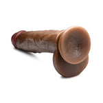 Brown Lynx 9-Inch Realistic Dildo with Ball Attachment