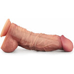 10.5" Huge Dildo 2.5" Diameter Thick Dildo Big Anal Dual Density Silicone, Realistic Dildo With Handmade Veins Monster Dragon Butt Plug Anal Plug Penis Adult Male Sex Toy Dick