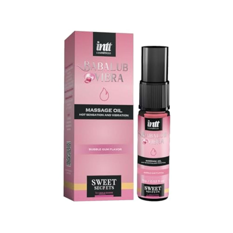 Babalub Vibra Gel With Bubble Gum Flavor - Tingling Sensation - 15G / 0.53 Fl Oz,