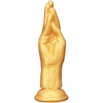 Gold Anal Plug Fisting Dildo Realistic Hand Dildo With Suction Cup Fist Sm Anal Plugs Forearm Dildo Anal Sex Toy For Vaginal Or Anal Fisting Masturbation Hands Free Fisting