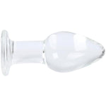 Mushroom Shape Large Anal Plug Glass Butt Plug Crystal Bum Plug Sex Toys For Women Men Masturbation