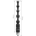 Silicone Vibrating Anal Bead Butt Plug Anal Trainer Anal Chain With Size Balls For Men Women Sexy Toys