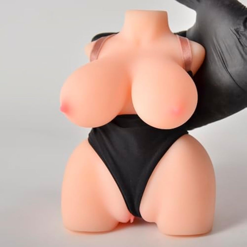 Mini Sex Doll For Men Anime Pocket Pussy With Realistic Big Boobs Vabina Anal,Protable Male Masturbator Toy 1.74Lb