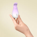 Mini Wand Vibrator, Cute Scissor Rabbit Massager, Quiet Waterproof Personal Massage Device For G Point (Purple)