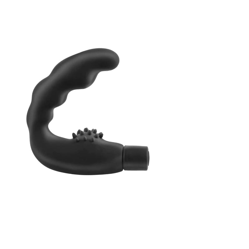 Vibrating Reach Around Silicone Prostate Massager With Lube 1Oz